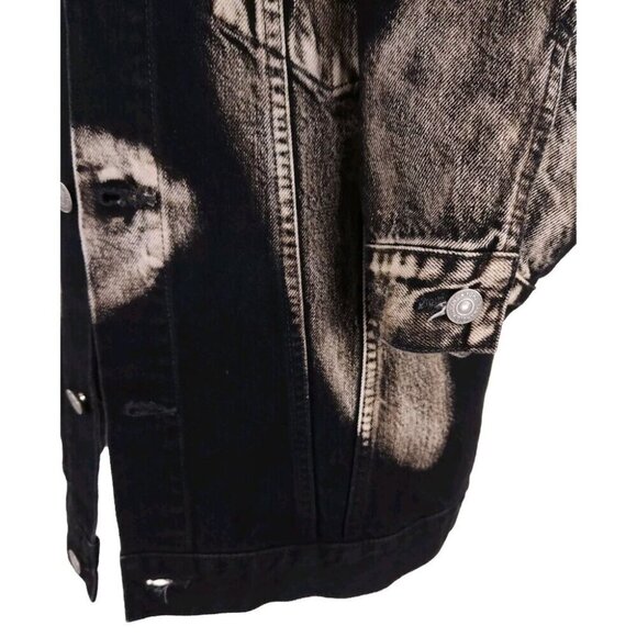 Yohji Yamamoto Pour Homme Washed Denim Jacket Mens 3 M Black He-Y07-534-1 - Picture 10 of 14